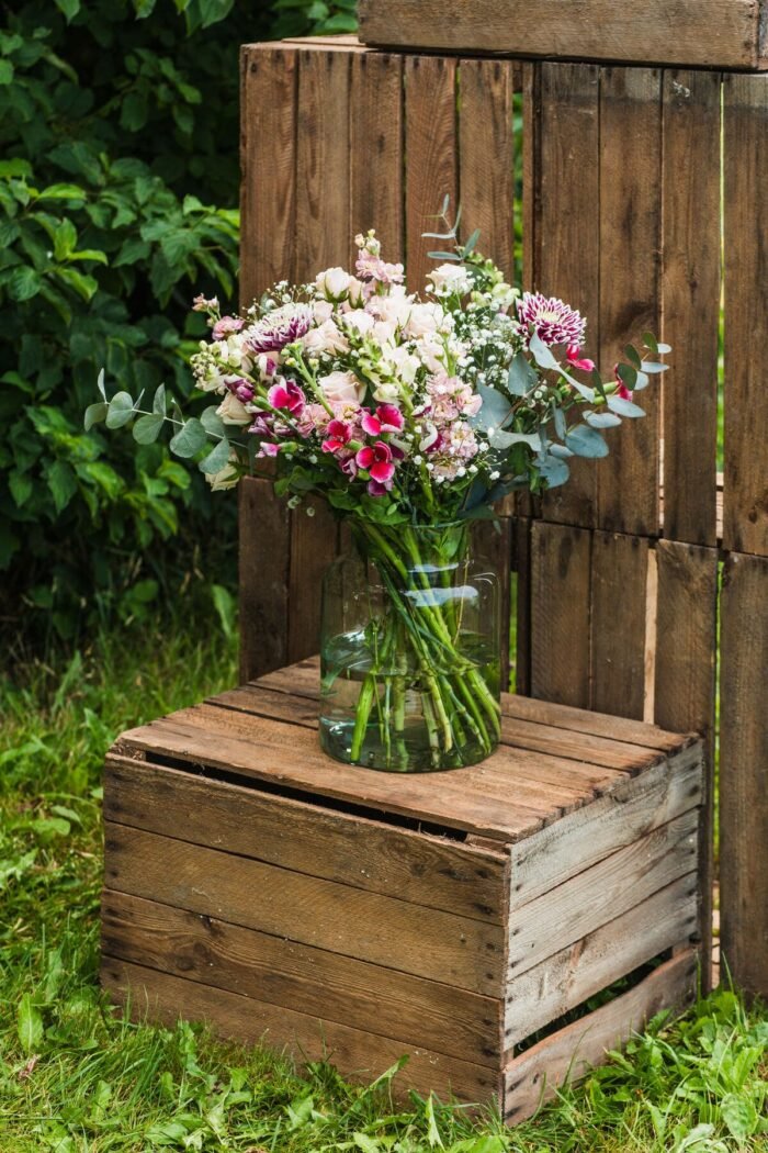 Boeket roze - Afbeelding 1