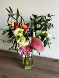 Hartboeket roze wit 🩷