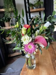 Hartboeket roze wit 🩷 - Afbeelding 2